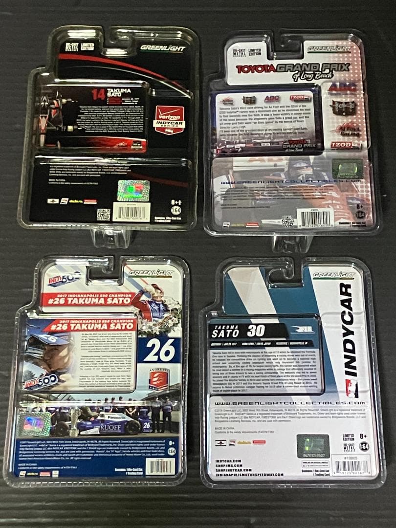 グリーンライト 1/64 インディカー14点セット 未開封 佐藤琢磨優勝記念他