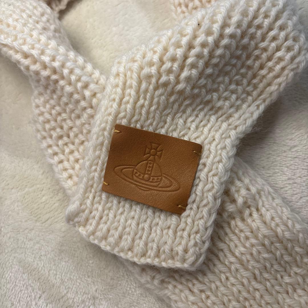 Vivienne Westwood アイボリー キャット耳 ニット帽