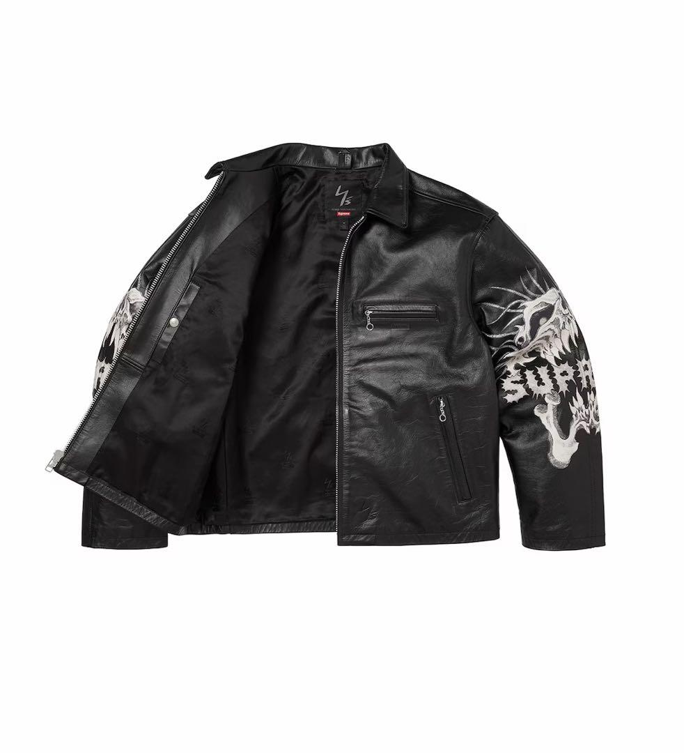 ジャケット・アウター Supreme Yohji Yamamoto Leather Jacket L