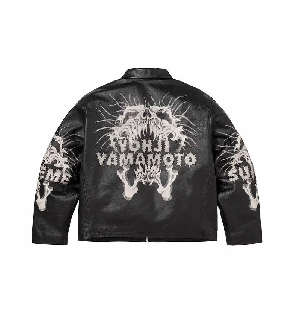 ジャケット・アウター Supreme Yohji Yamamoto Leather Jacket L