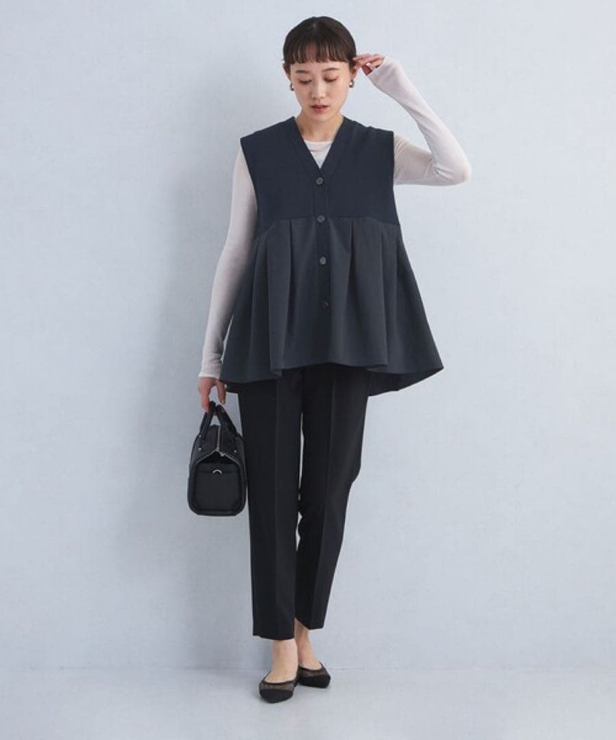 【極美品】green label relaxing ニット ジレ Free