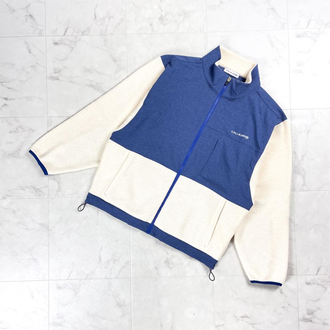 美品 CALLEJERA トラックスーツセットアップ 青 サイズ6*JD334