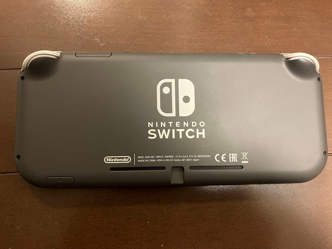 Nintendo Switch lite グレー 本体、充電器付き
