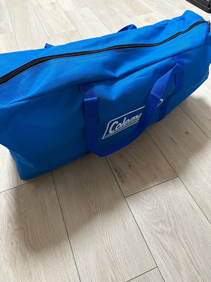 Coleman テーブルチェアセット 青 アウトドア