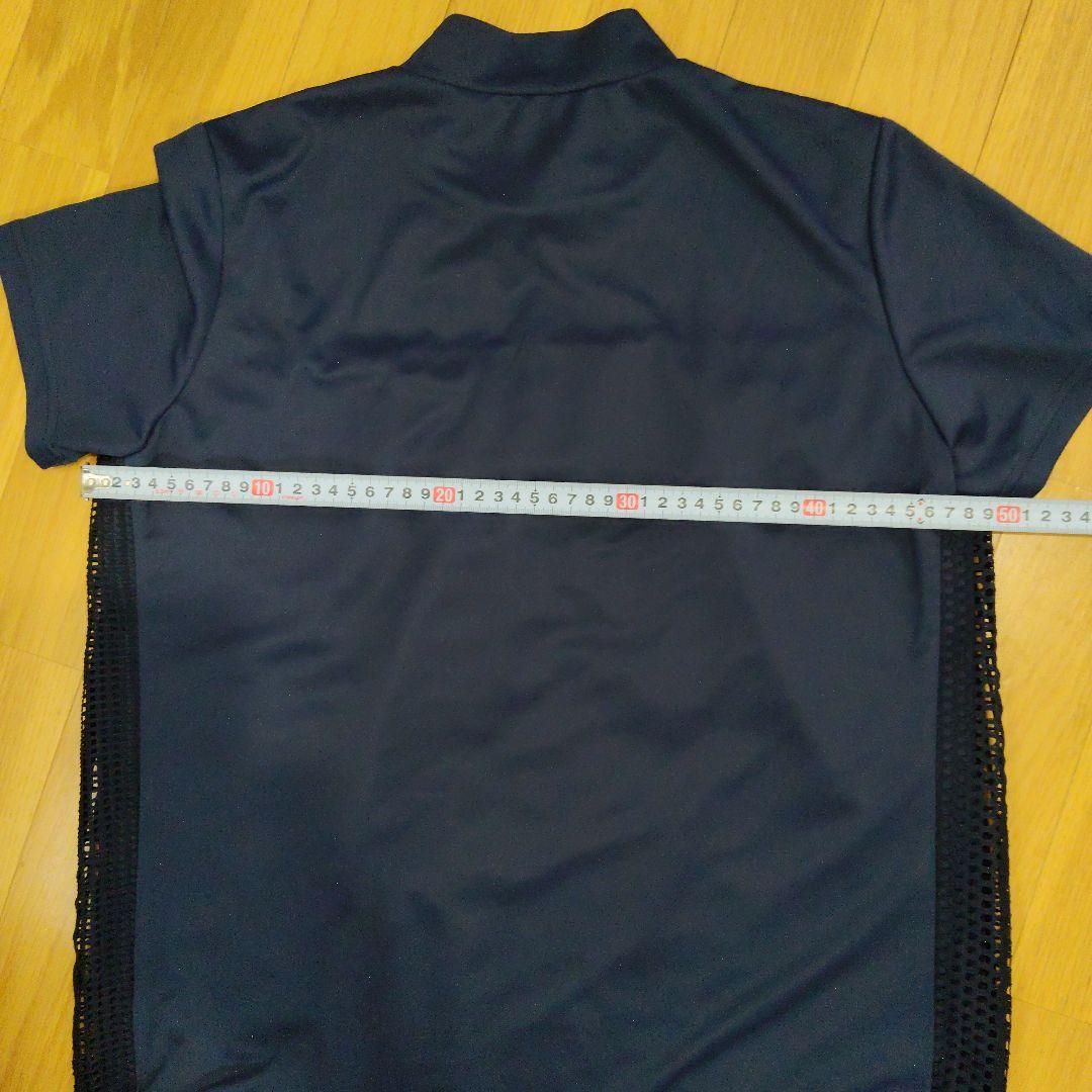 新品　Castelbajac Sport ネイビー メッシュシャツ