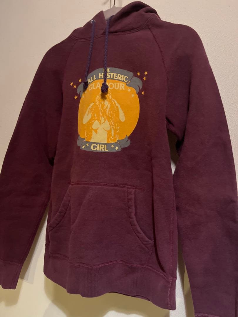 hysteric glamour ヒス　90's　Y2K ガールプリントパーカー