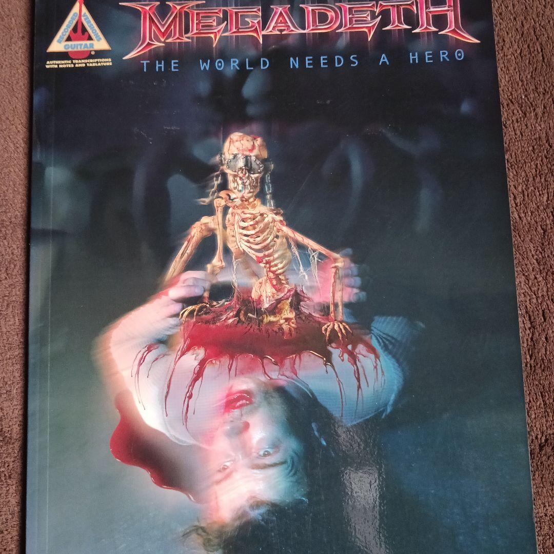 輸入楽譜 MEGADETH THE WORLD NEEDS A HERO 楽譜