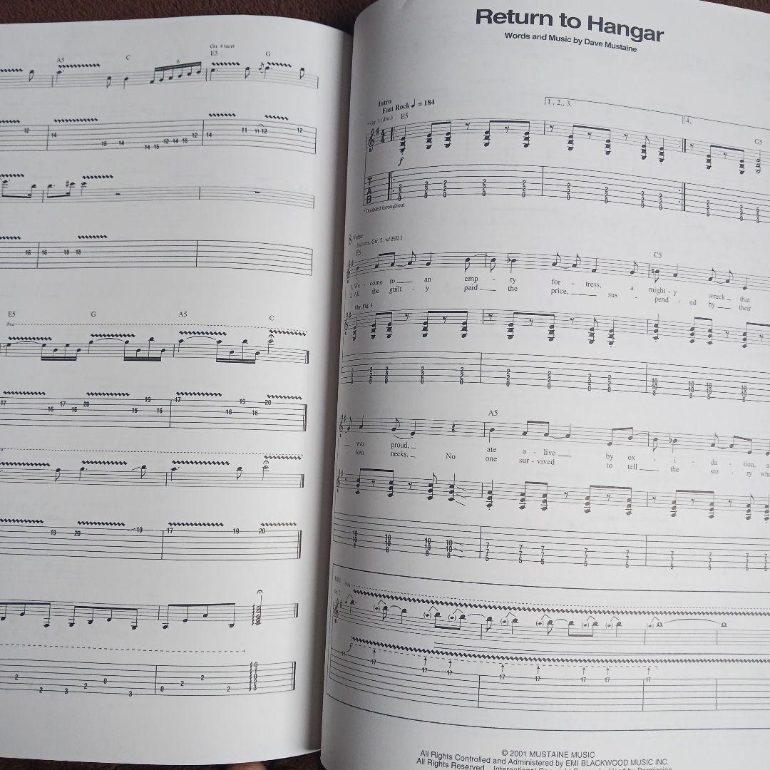 輸入楽譜 MEGADETH THE WORLD NEEDS A HERO 楽譜