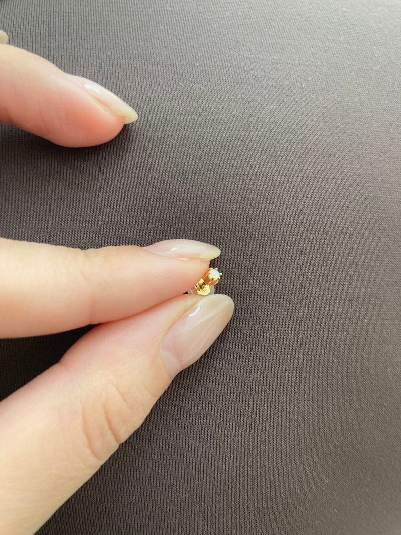 e.m. リトルエンブレム ピアス　18k