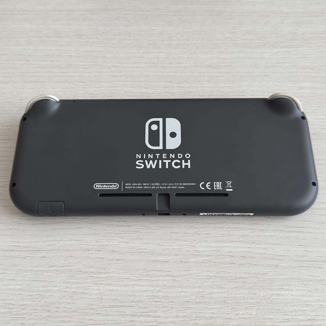 Nintendo Switch Lite グレー 箱 AC セーフティガイド付