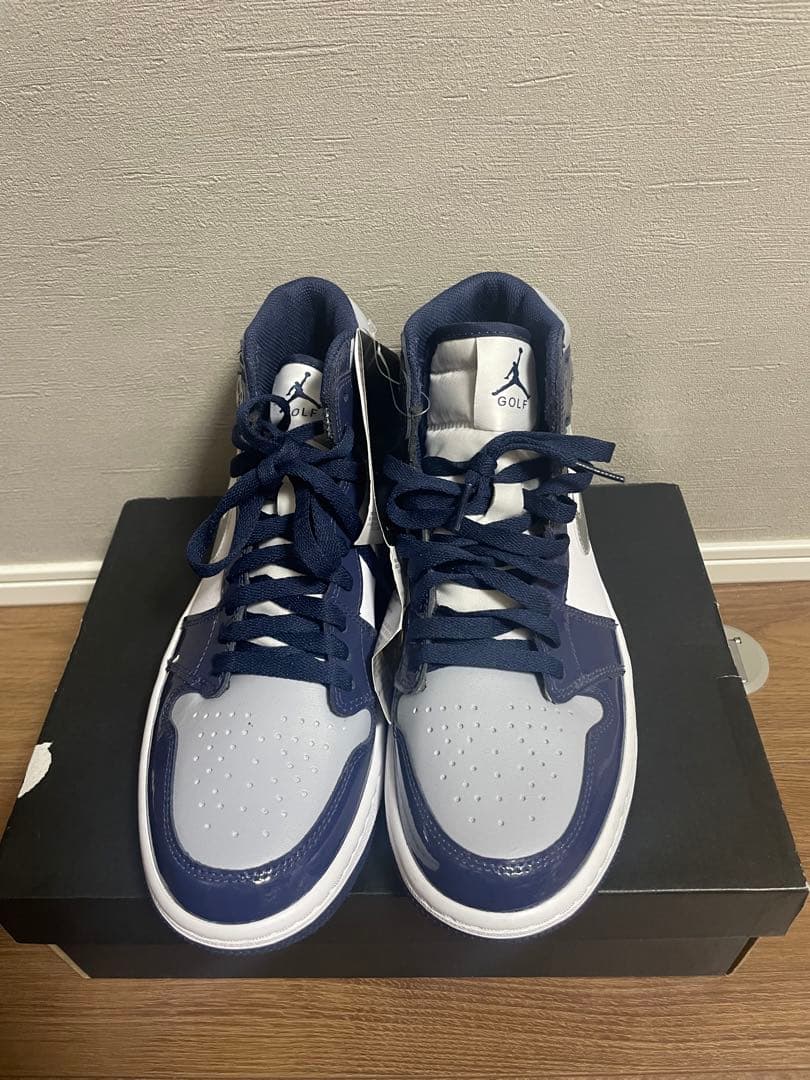 NIKE ジョーダン1HIGH G ネイビー　白　26cm ゴルフシューズ