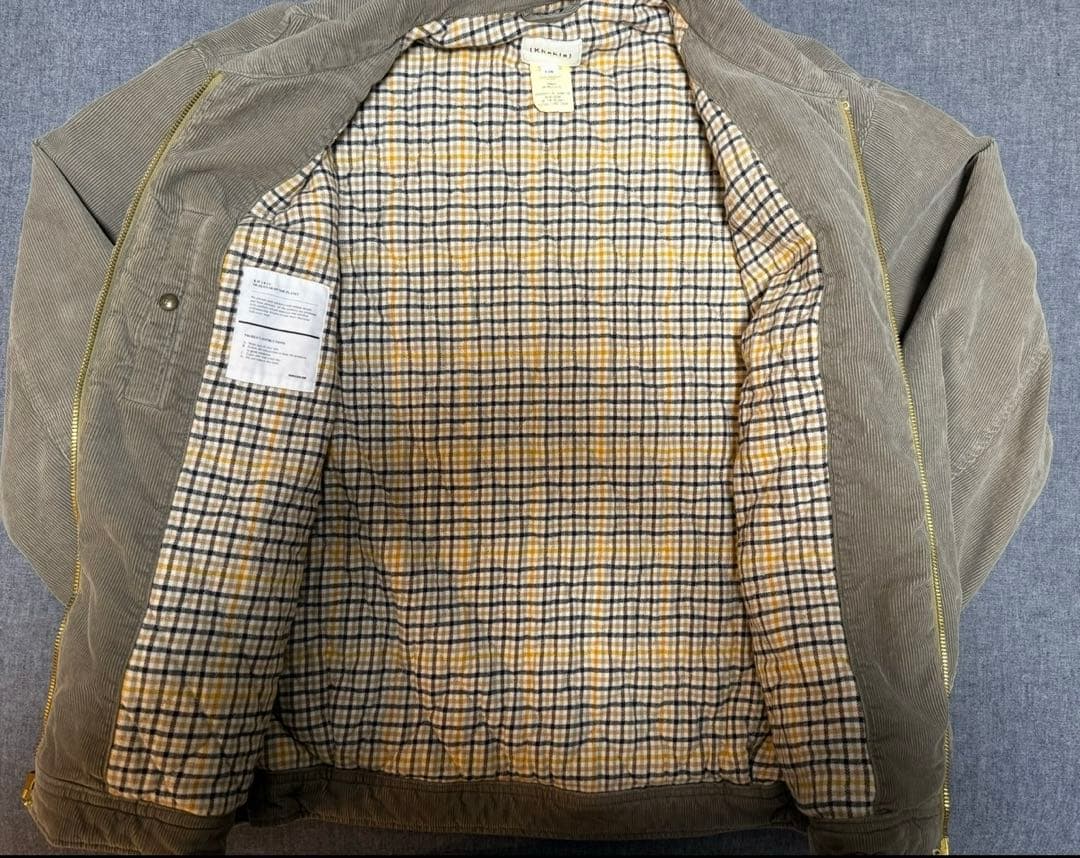 Khakis Corduroy Swing Jacket Sage Lサイズ