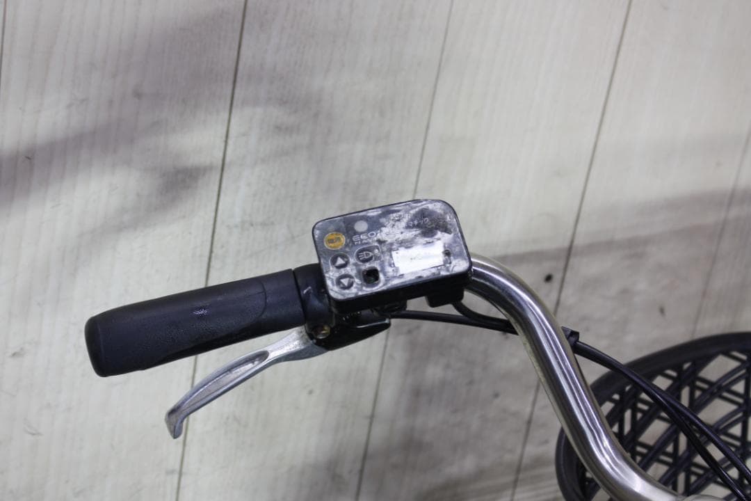 青色 シティタイプ 電動アシスト自転車