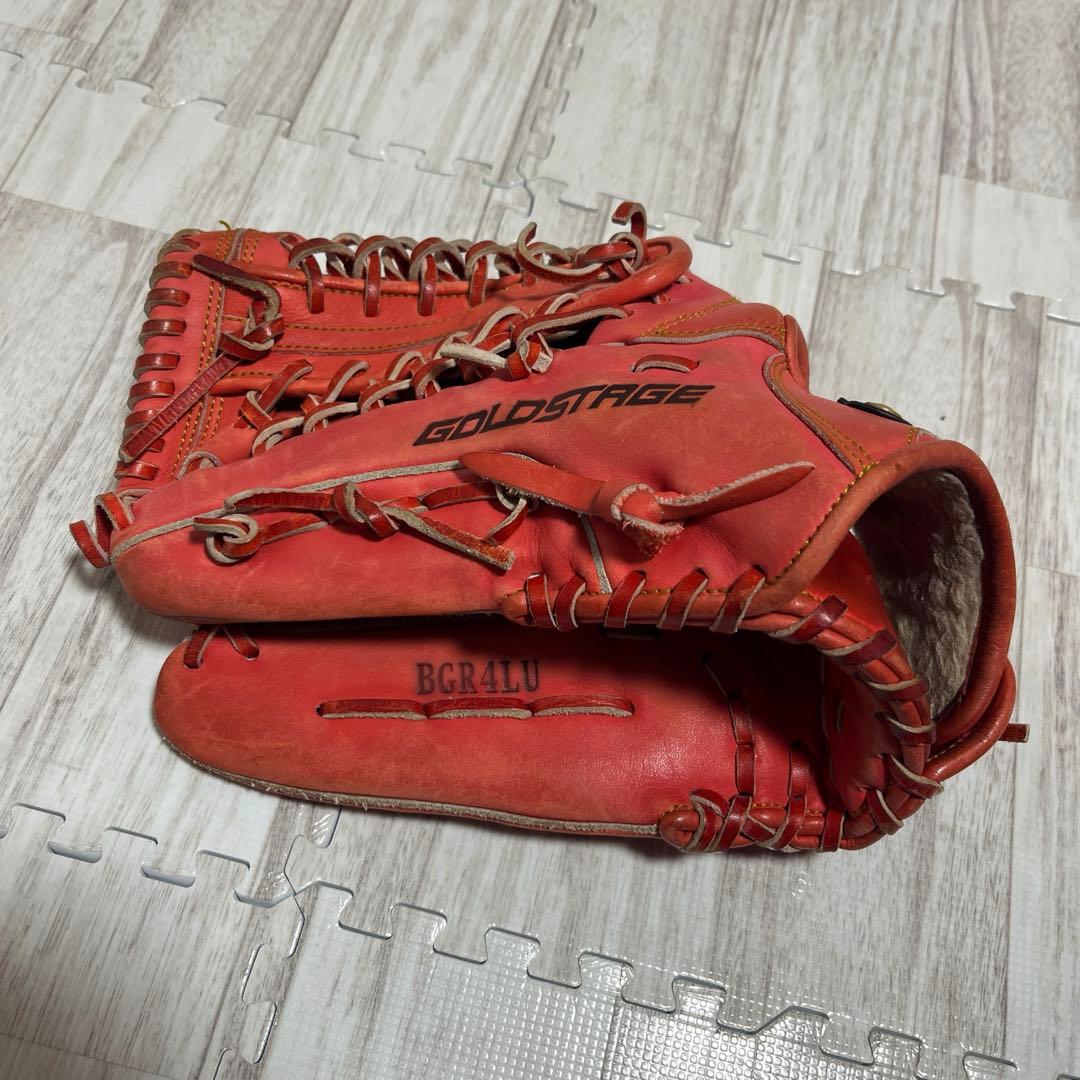 アシックス 限定　ゴールドステージ スピードテック 外野用 軟式グローブ　野球