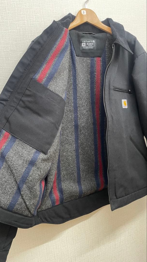 R*O様 Carhartt ブラック デトロイトジャケット M