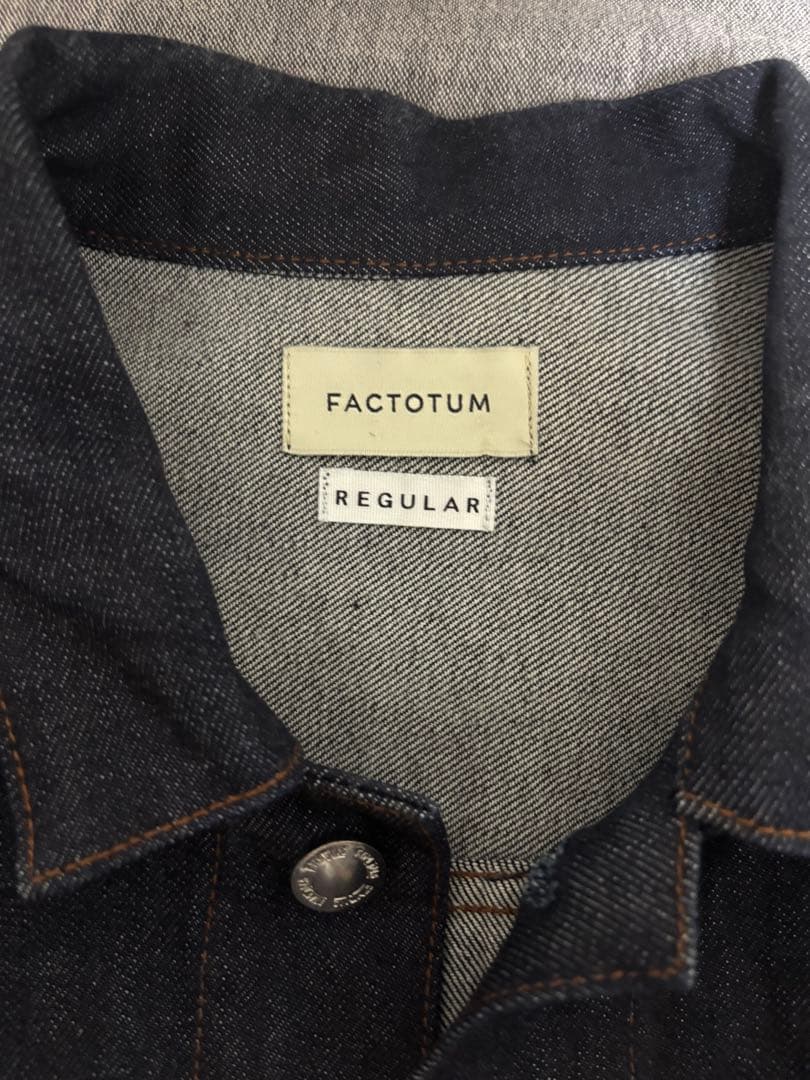 FACTOTUM ダークブルー デニムジャケット サイズ46