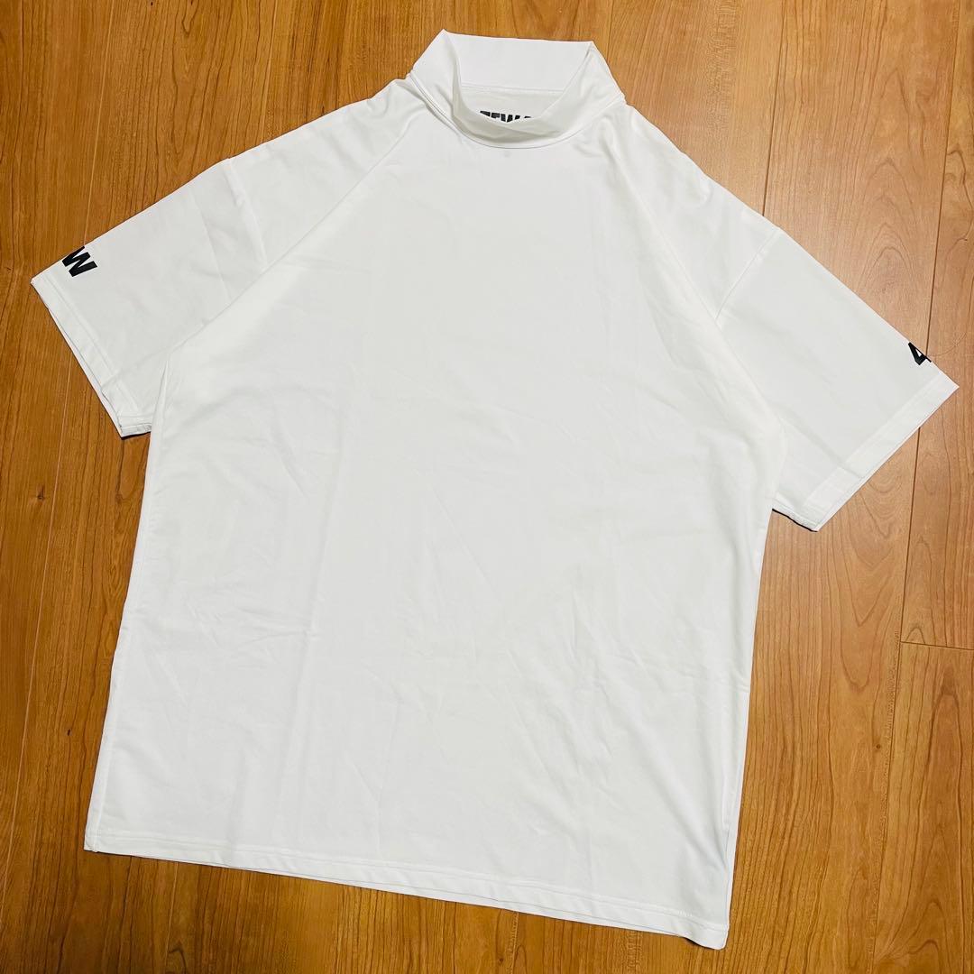 TFW49 モックネックTシャツ ホワイト　XL ゴルフ