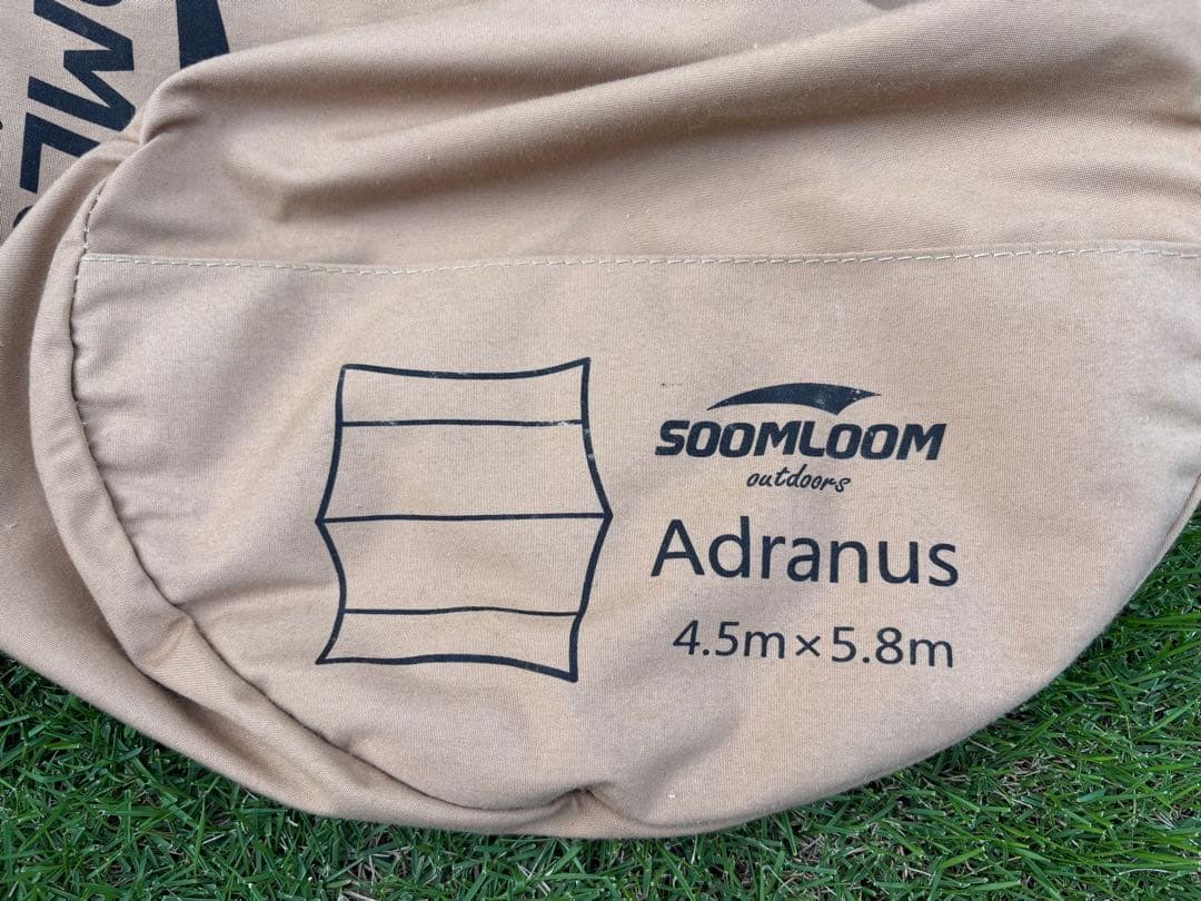 SoomloomタープAdranus 4.5x5.8 TC サーカスTC接続部品
