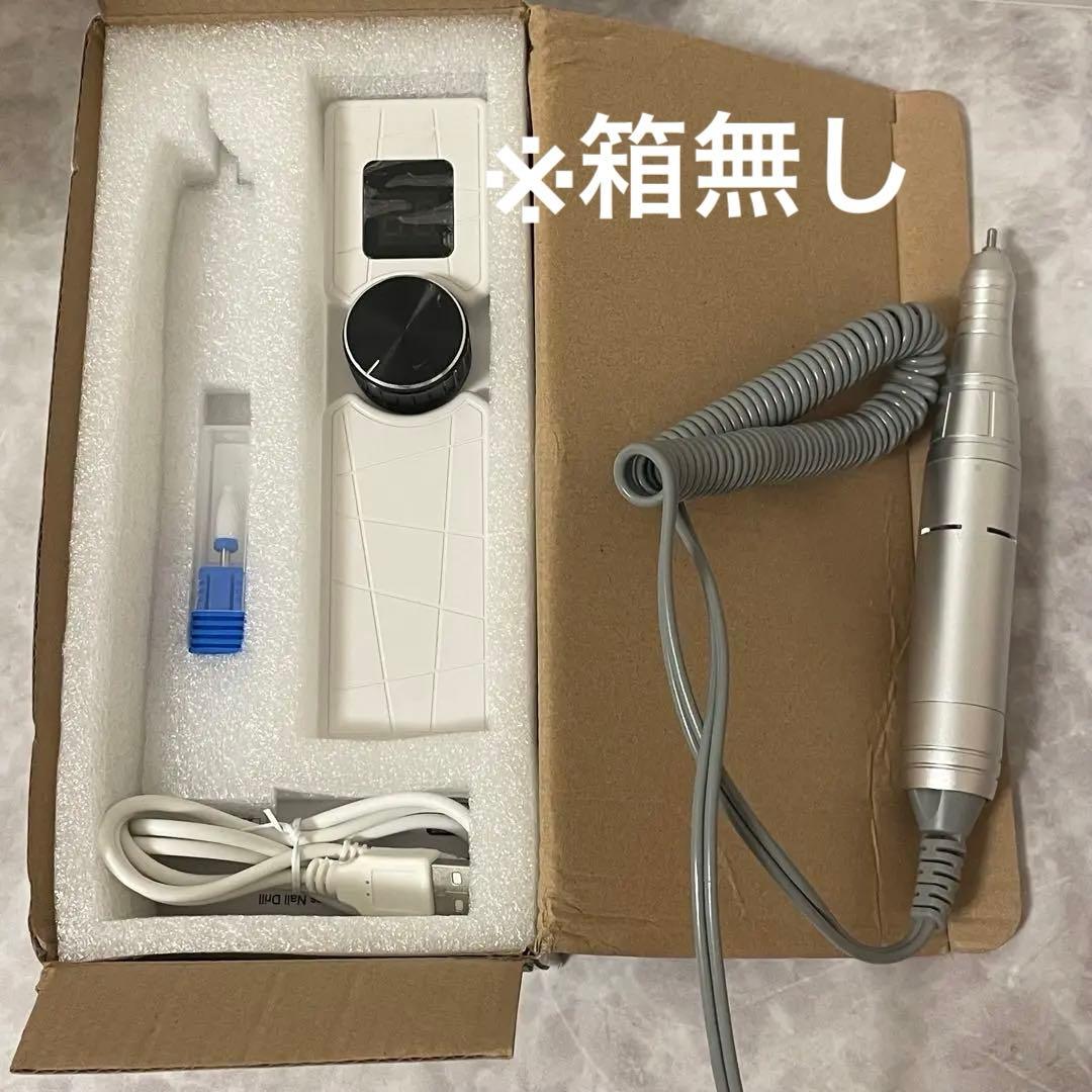 ネイルマシン　ボンネイル互換品　プロ用　ホワイト　コンパクト　ネイルドリル　中古