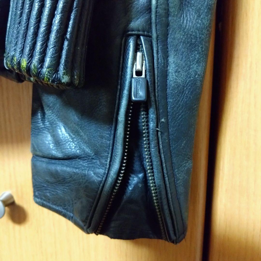 さ*す様 Milwaukee ミルウォーキー レザーライダースジャケット 本革