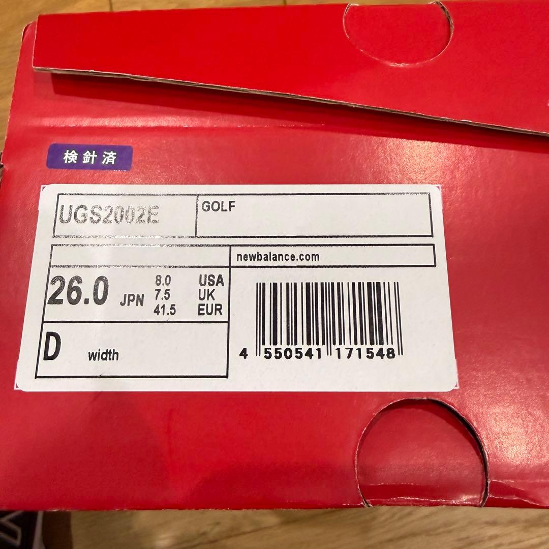 New BalanceゴルフシューズUGS2002E 26.0cm