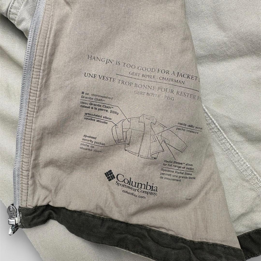 Columbia コロンビア ワークジャケット M コットン 身幅 春服