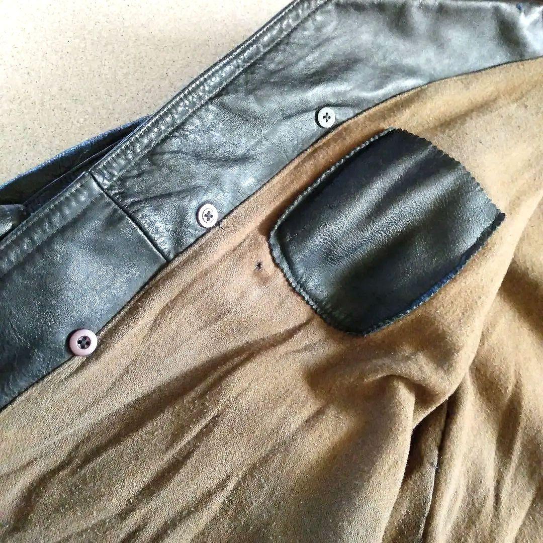限界最終価格60s Vintage イタリア警察 レザージャケット カーコート
