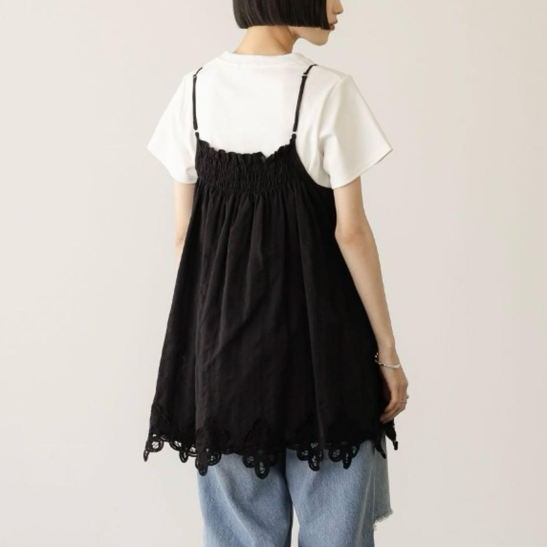LOWRYS FARM 2WAYバテンレースミニワンピース　ローリーズファーム