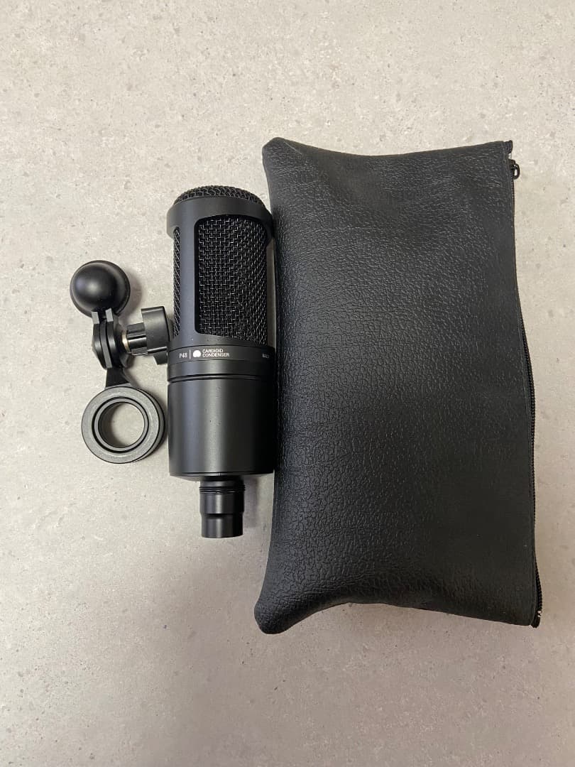 audio-technica AT2020 コンデンサーマイク 録音 配信 美品