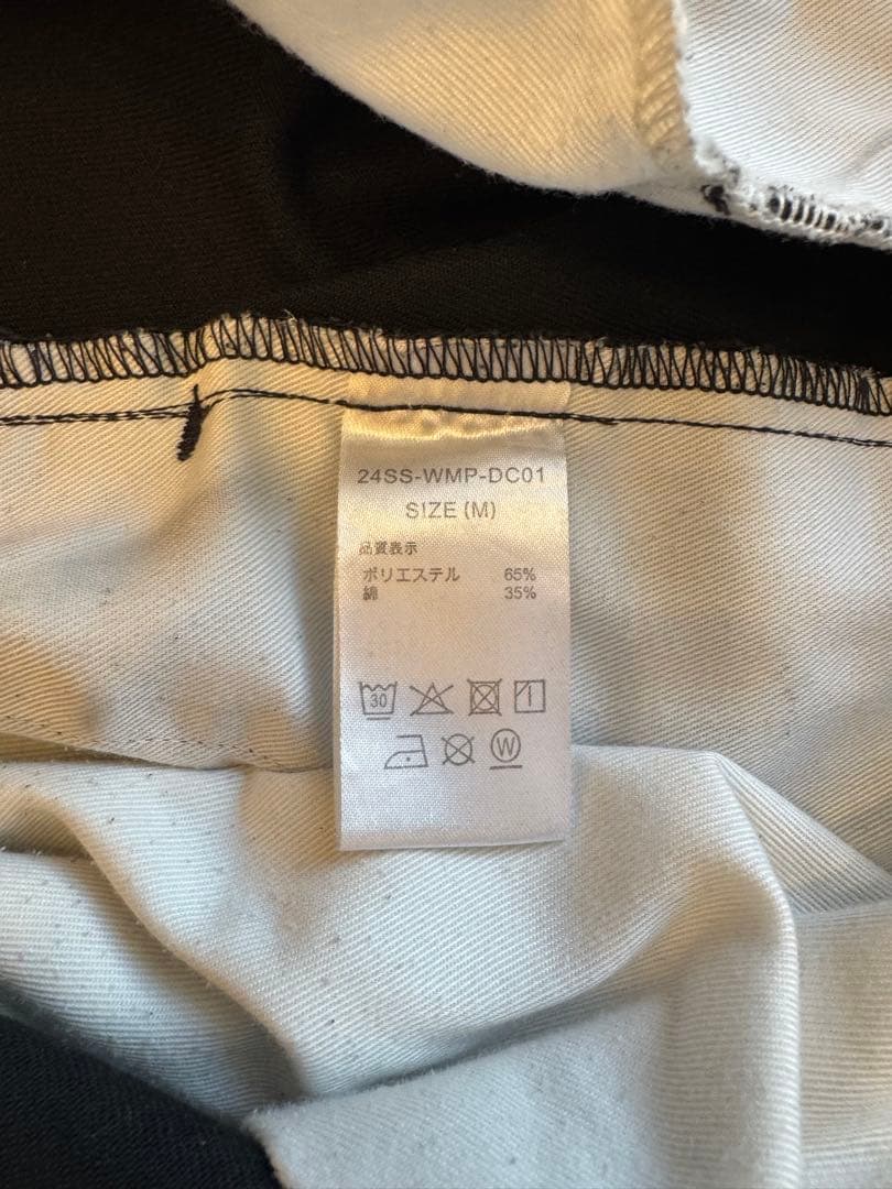 ワコマリア ディッキーズ M 24SS ブラック PLEATED TROUSER