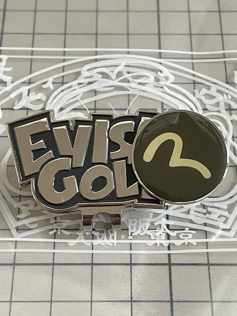 EVISU & GOLF　エヴィス ゴルフ　ロゴタイプ ゴルフマーカー