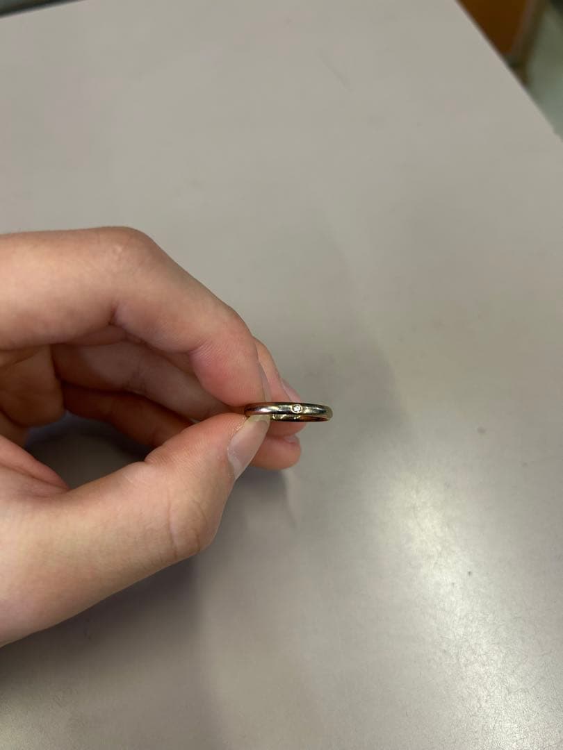 ティファニー 9号 K18 3.81g スタッキングバンド　リング　指輪