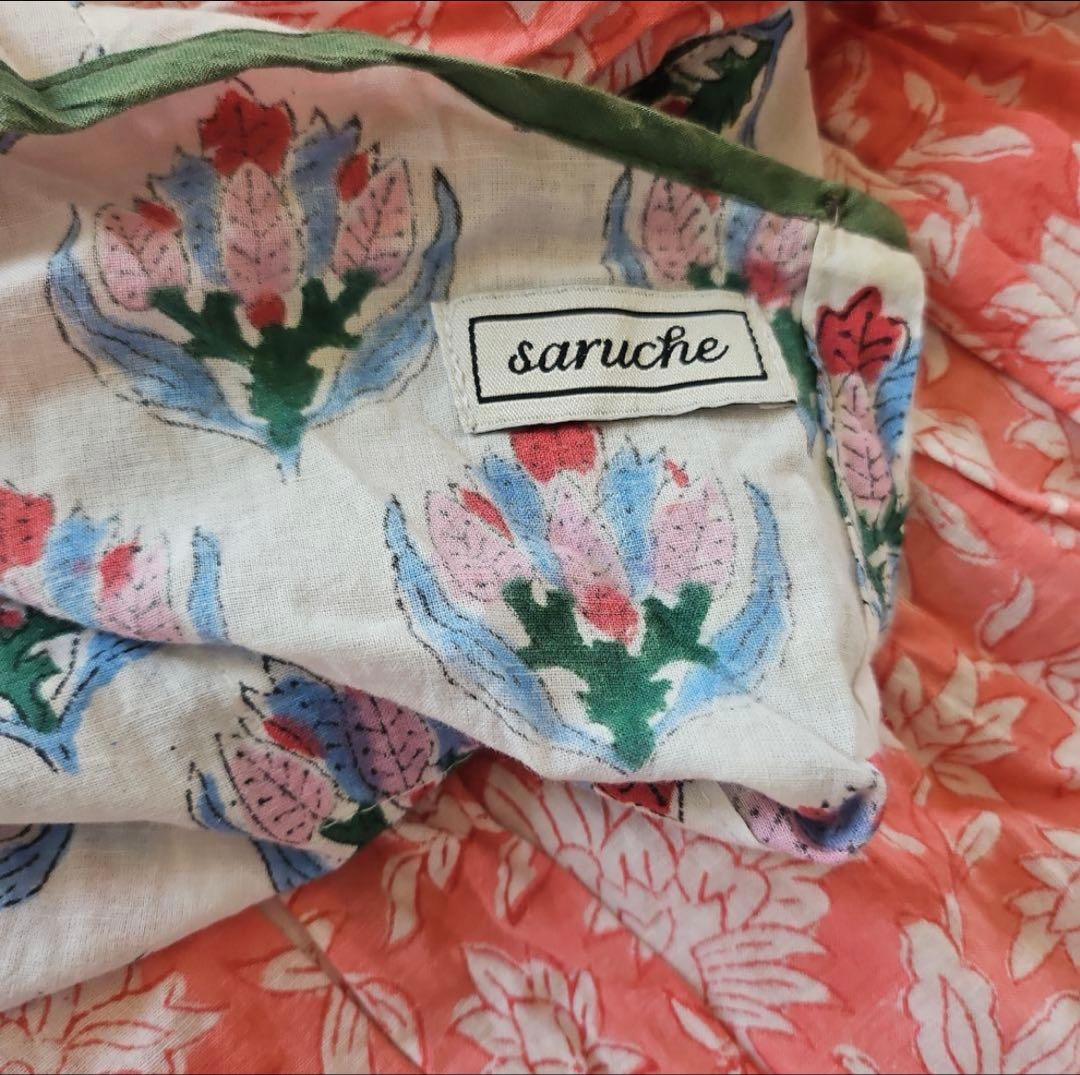お値下げ最終価格　サルーチェ saruche コットン長袖ロングワンピース