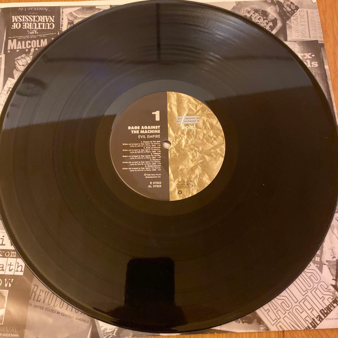 RAGE AGAINST THE MACHINE LPレコード