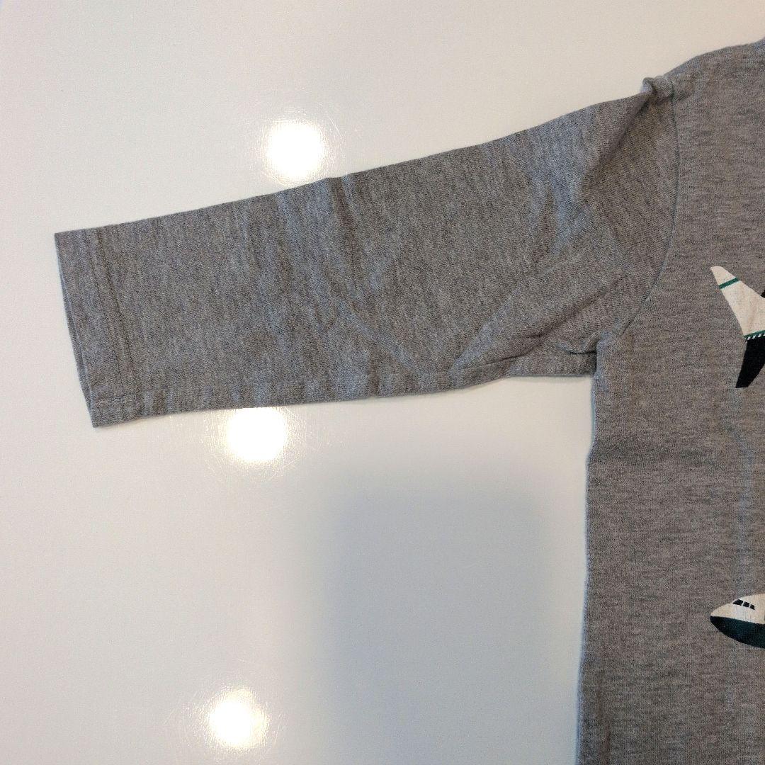 familiar 飛行機刺繍プリント 長袖カットソー 2枚セット　美品✨️