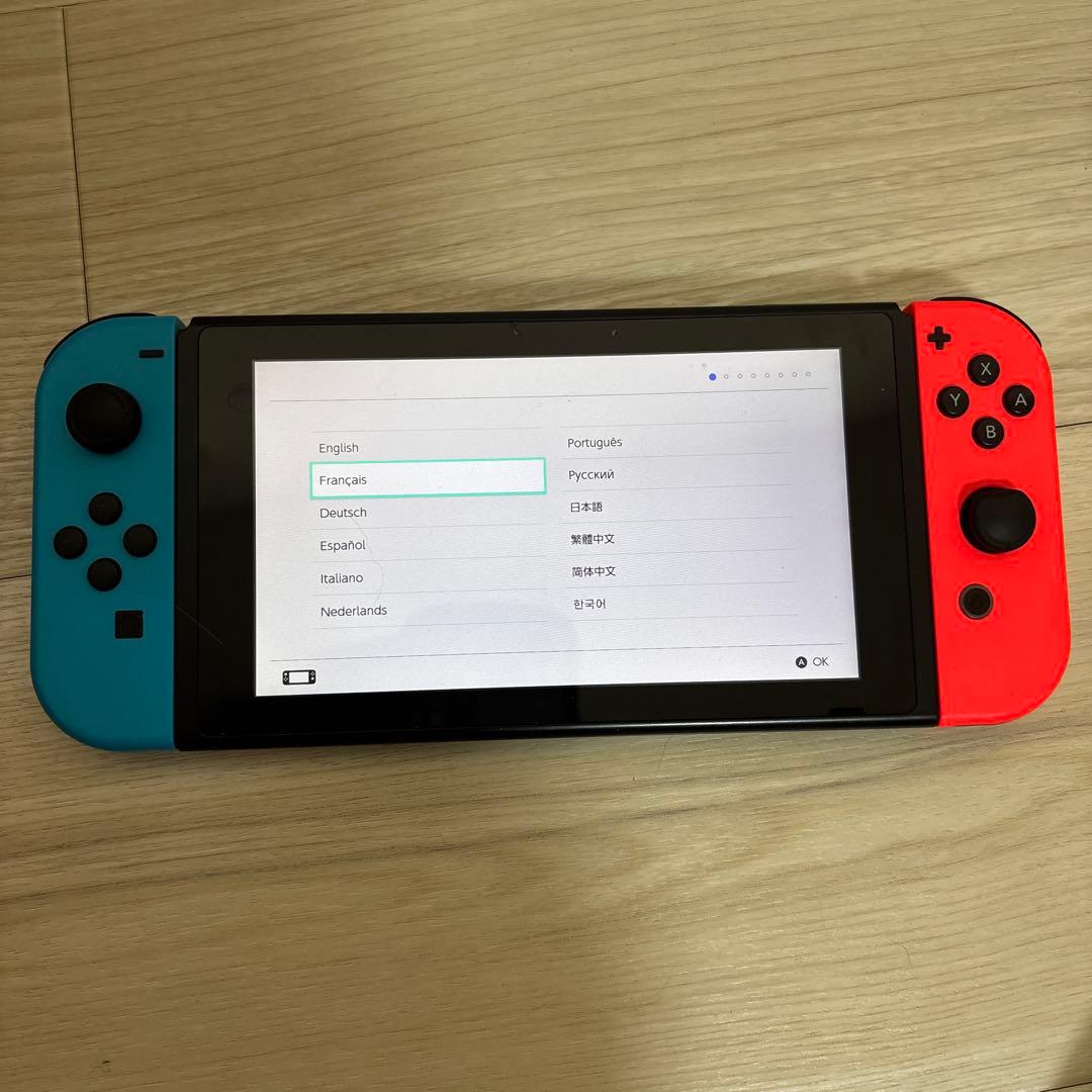 NintendoSwitch 箱あり 付属品あり SDカード不良