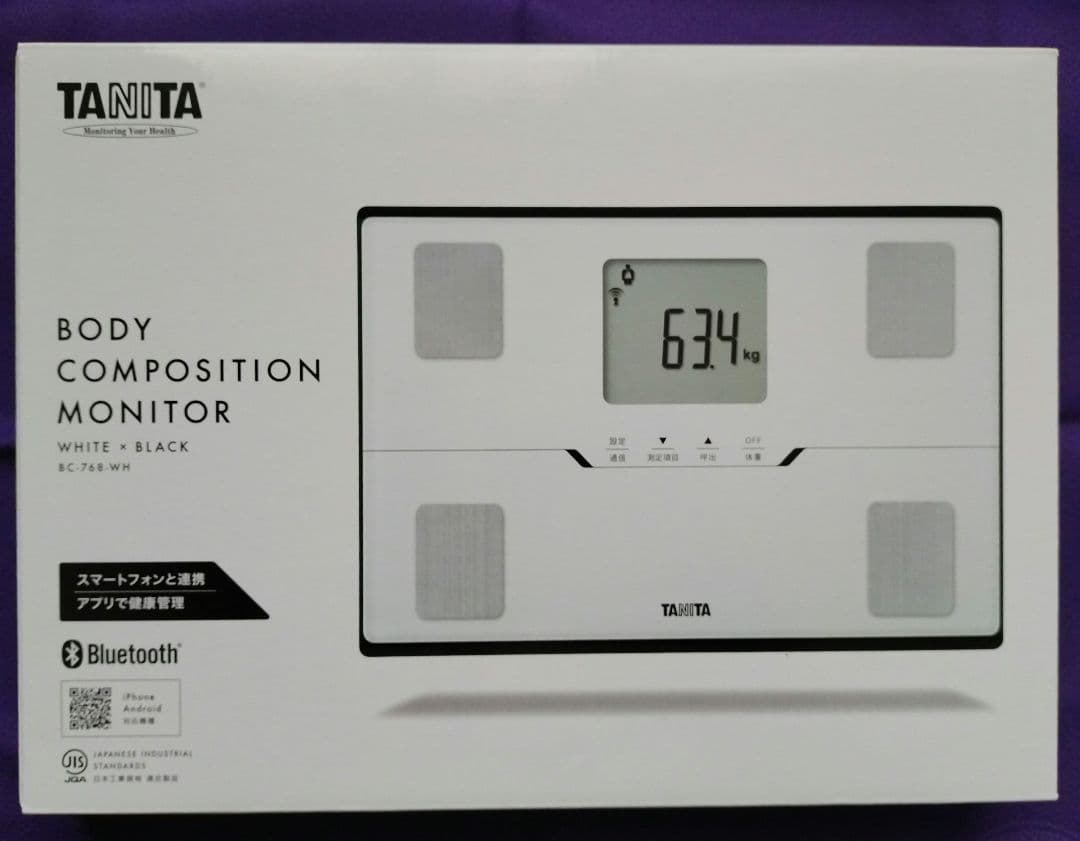 【美品】TANITA 体組成計 BC768 ホワイト 2025年製
