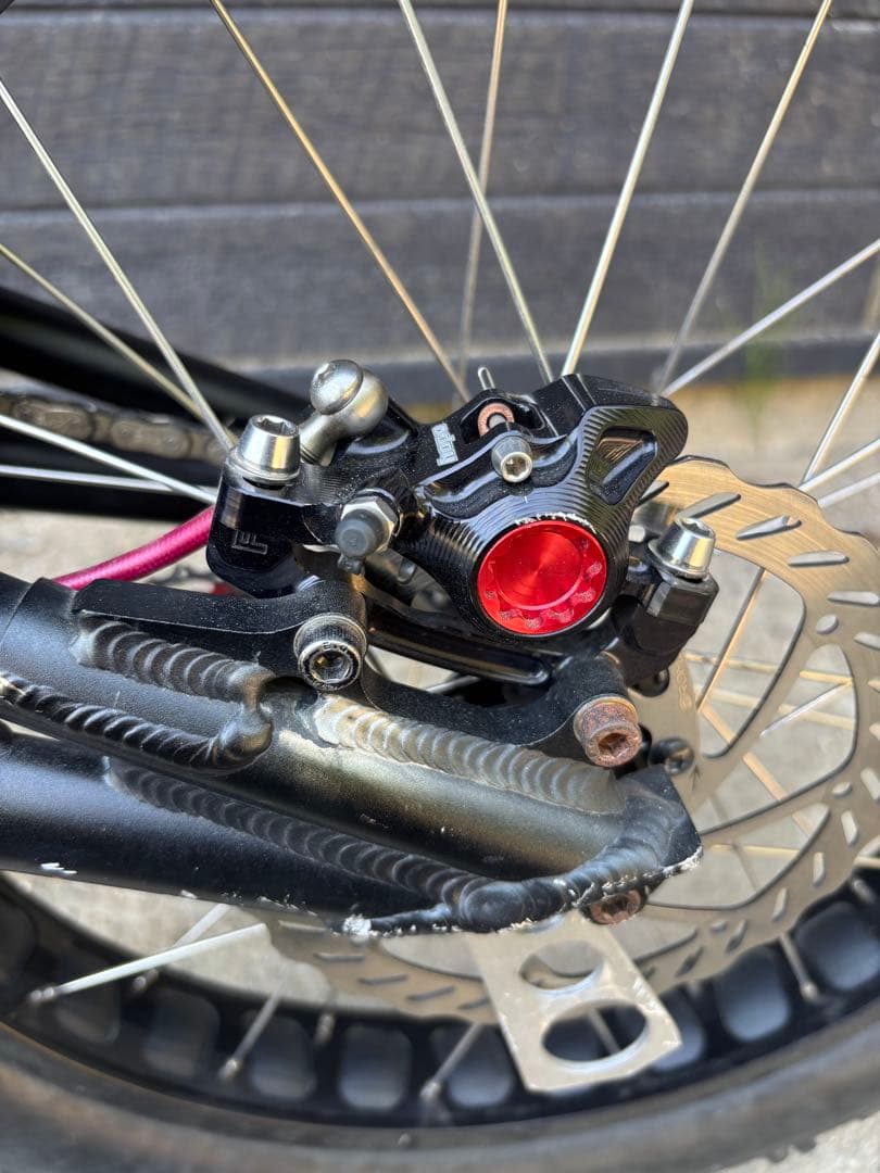 ECHO トライアル自転車　HOPEブレーキ付き　パーツおまけ付き