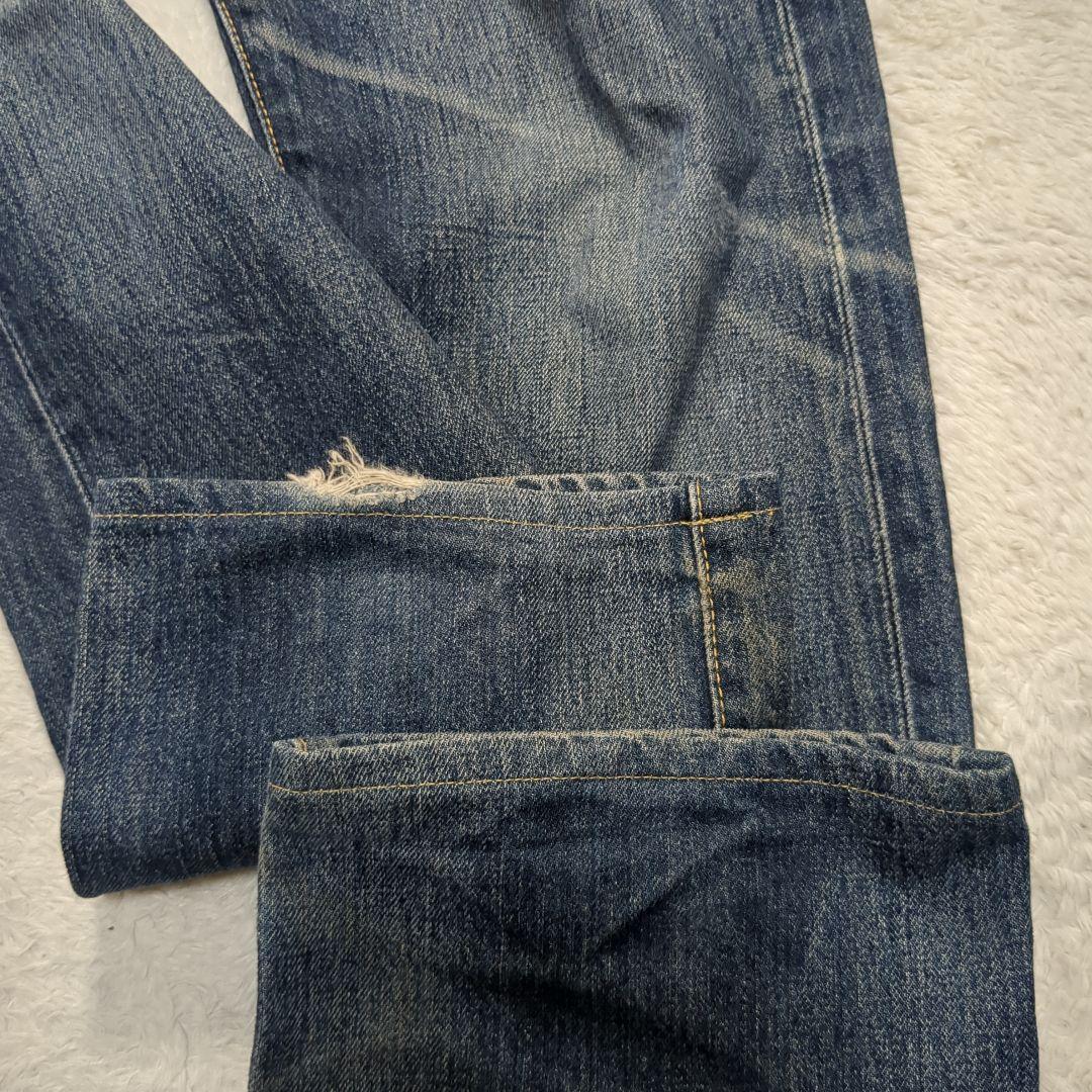 ✨キムタク！濃紺！w30✨LEVI'S 501 08501フィリピン製 鬼ヒゲ