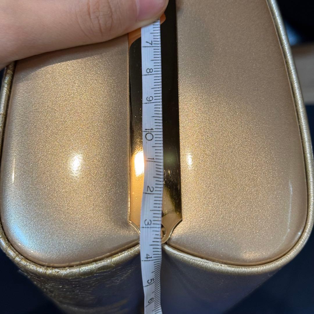 未使用品　草履　和装バッグ　2点セット　着物　浴衣　和装　金　豪華　風景柄