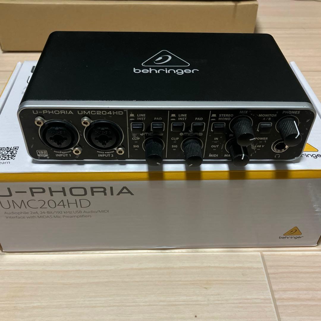 配信機器・PA機器・レコーディング機器 BEHRINGER U-PHORIA UMC204HD