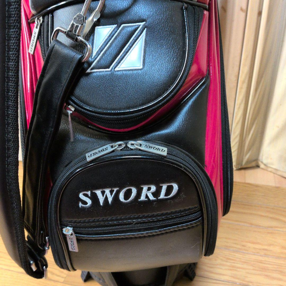 SWORD キャディバッグ 黒・赤