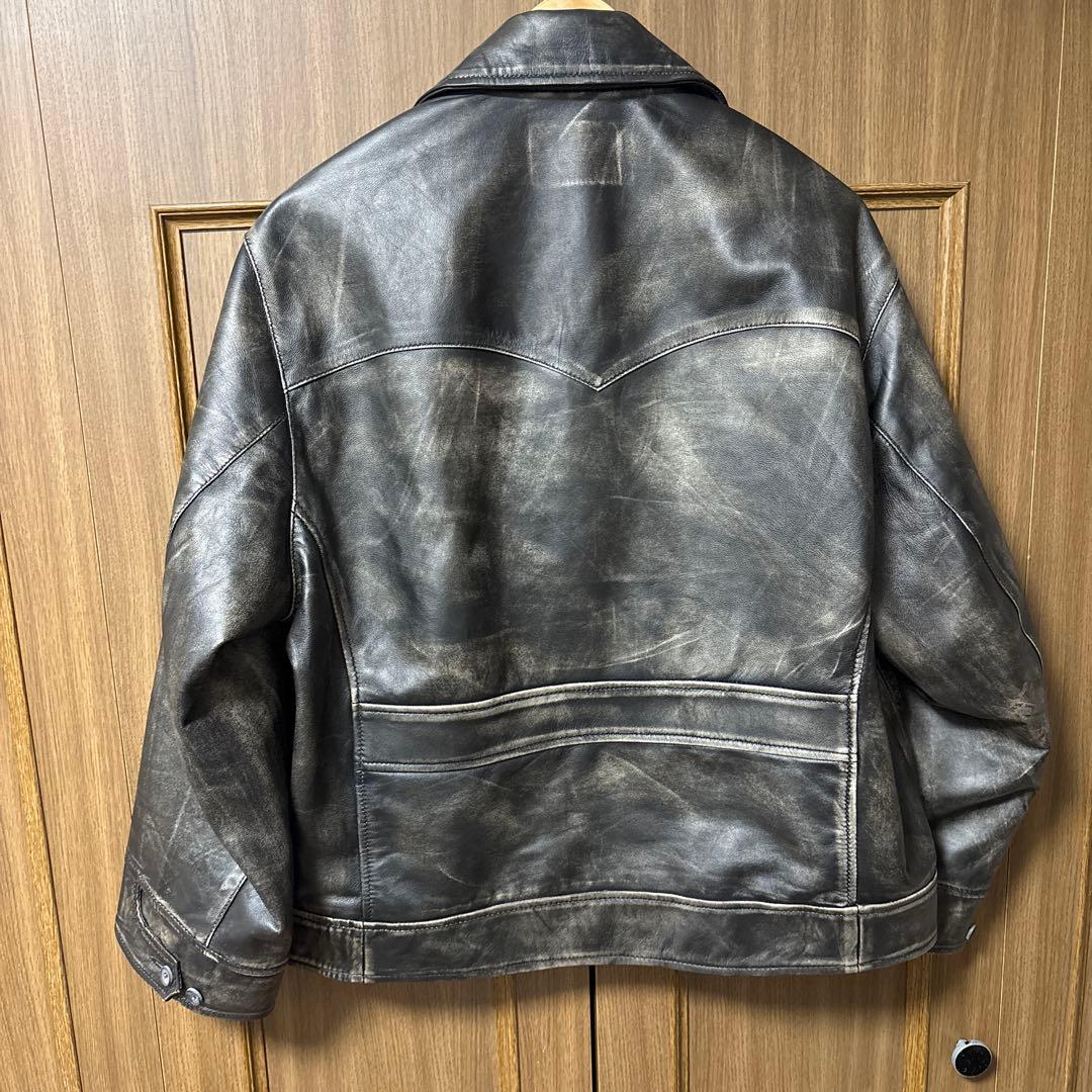 ジャケット・アウター Sheep Leather Double Rider Jacket