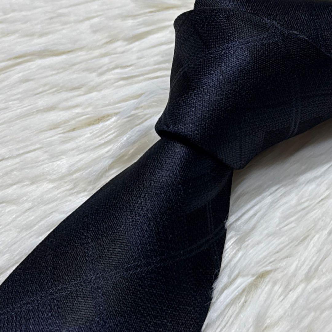 【未使用品】Paul Smith ネクタイ　高級シルク　紺色　イタリア