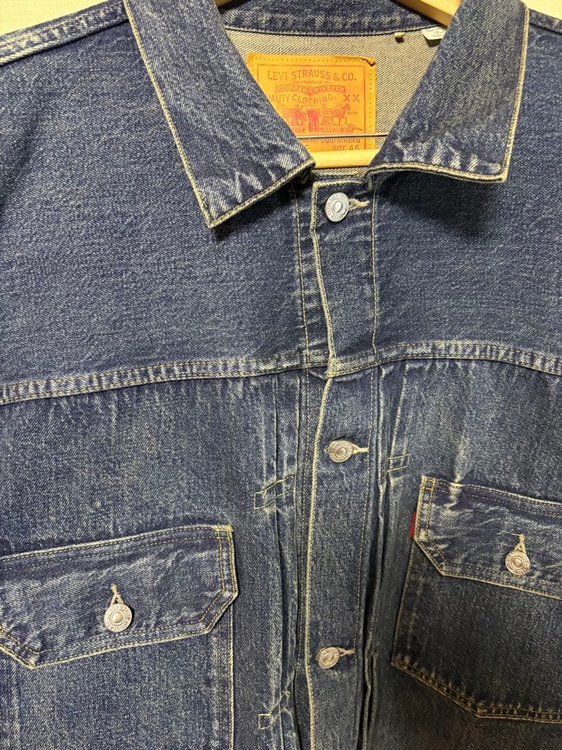 希少　LEVI'S 507XXE サイズ46 Tバック　ウォッシュ加工　日本製