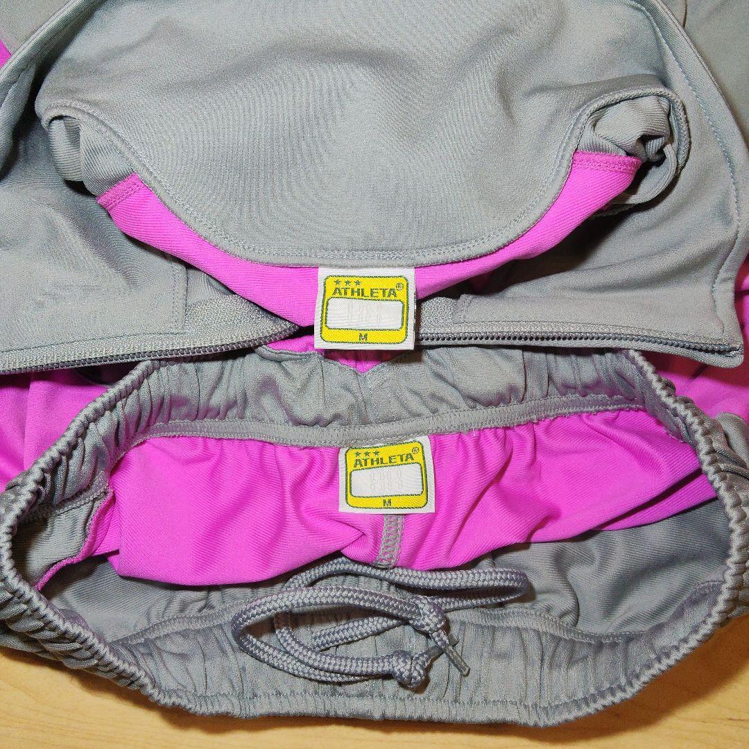 上下M 美品【ATHLETA】アスレタ セットアップ トレーニングウェアパンツ
