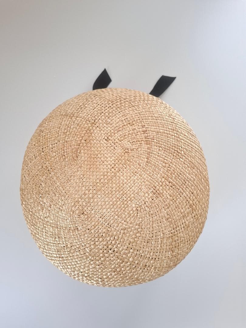 カワムラ帽子店　 瑠璃・コーヒー染め・Mサイズ（約57cm）