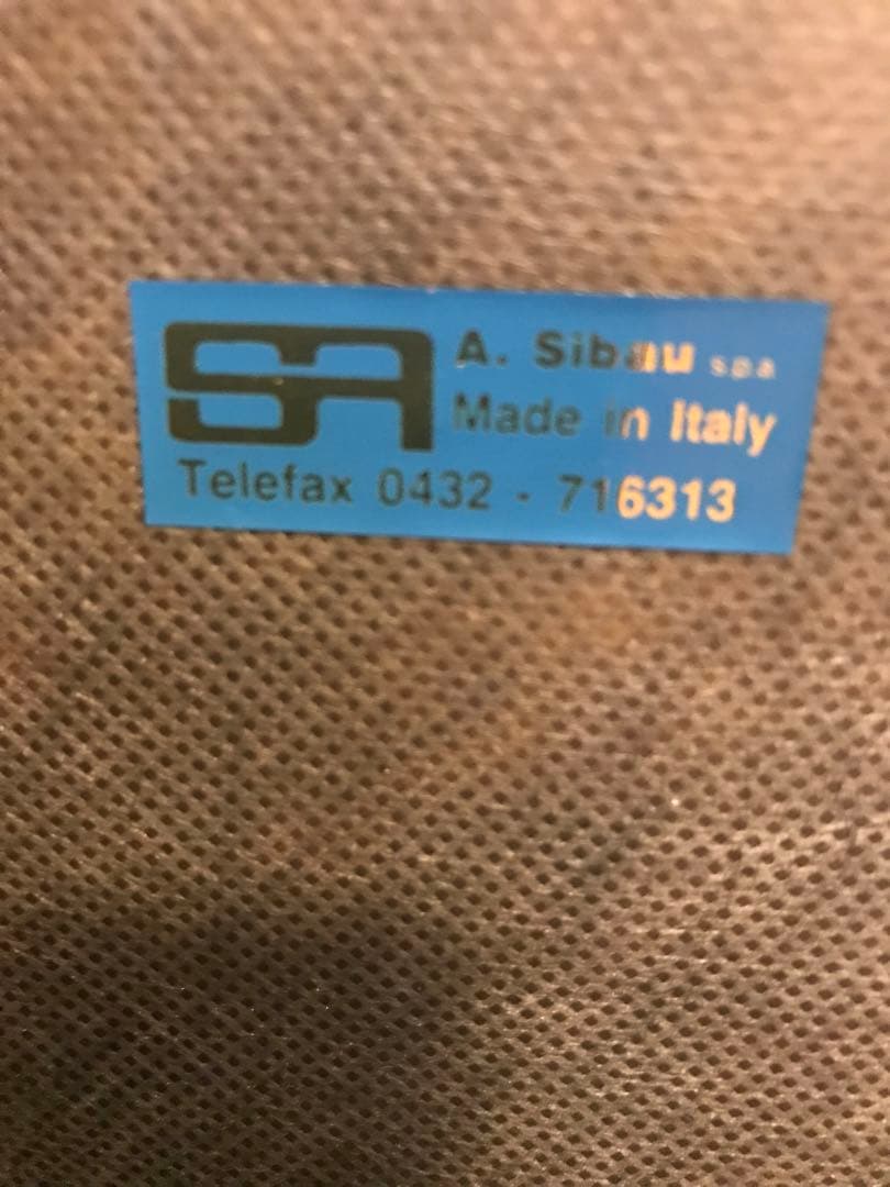 A. Sibau ダイニングチェア　ブラック　シバウ　　イタリア製