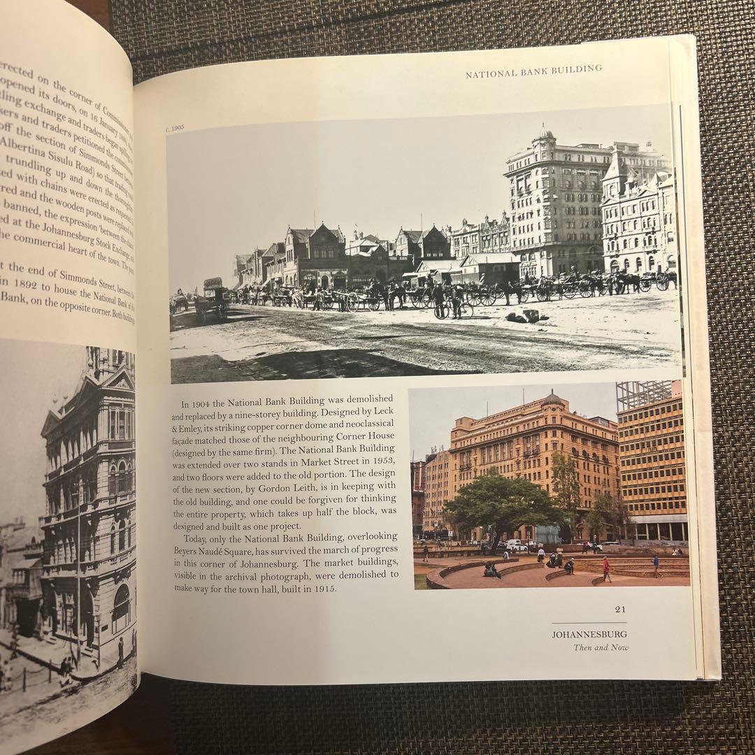 洋書 JOHANNESBURG Then and Now