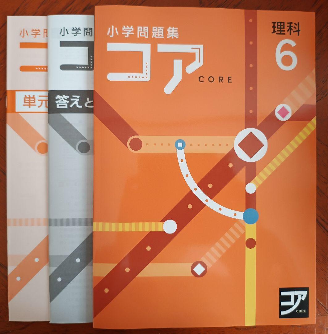 【最新版】 新品 コア問題集 算数 小６他【解答付】